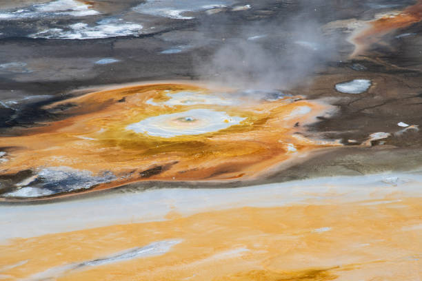istock Volcanic landscape at Norris Geyser Basin 1299652665