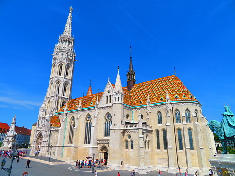 Summer of 2017- Fisherman’s Bastion is a must-see tourist sight in Hungary. It has  beautiful towers and a lookout terrace. It features one of the best panoramic views of Budapest. This is the location of the beautiful and famous Matthias Church.
