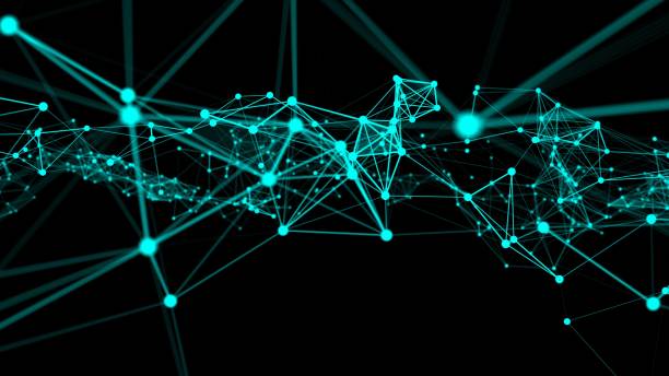 istock Wave of connection network dots of innovative creation 1299657467