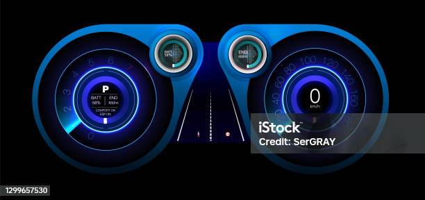 Car Break Display Display Design Control Panel Design Automatic Braking System Avoid Car ...