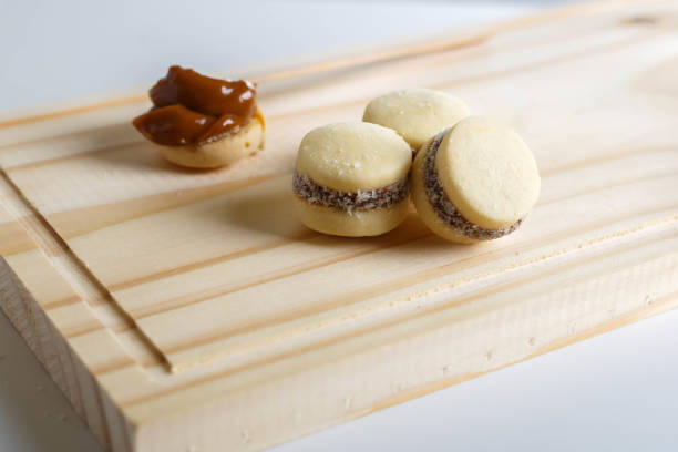 istock Argentine alfajores in 4 different flavors. 1299666032