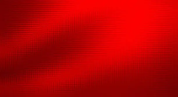 Photo of Red Neon Abstract Wave Background 16x9 Format Pixelated Striped Bright Blank Modern Pattern Silk Shiny Texture Backdrop Minimalism Copy Space
