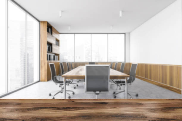 istock Office meeting room in business centre 1299675753