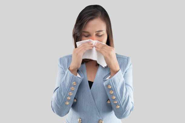 istock Woman with allergy 1299679437