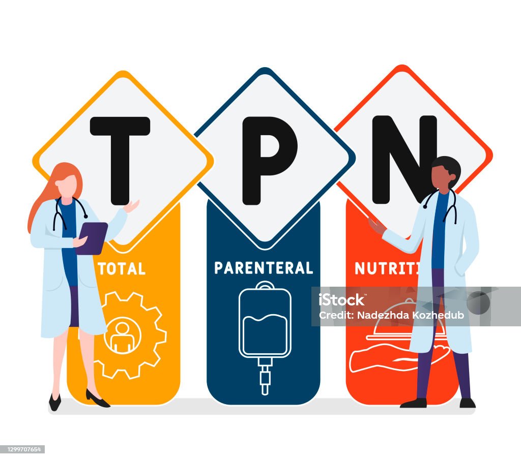 Ilustración de Diseño Plano Con Personas Tpn Acrónimo De Nutrición Parenteral Total Antecedentes De Concepto Médico y más Vectores Libres de Derechos de Acrónimo - iStock Ilustración de Diseño Plano Con Personas Tpn Acrónimo De Nutrición Parenteral Total Antecedentes De Concepto Médico y más Vectores Libres de Derechos de Acrónimo - iStock