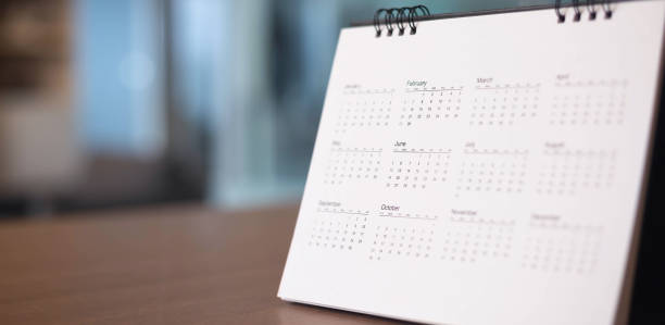 istock Calendar Event Planner is busy.calendar,clock to set timetable organize schedule,planning for business meeting or travel planning concept 1299708928