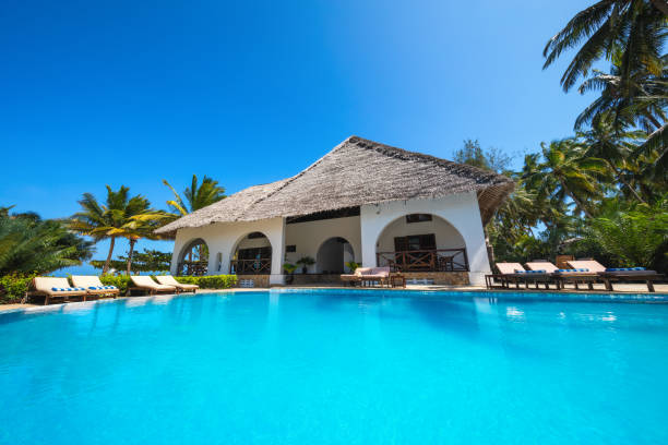 istock Luxury Appartments With Swimming Pool 1299710054
