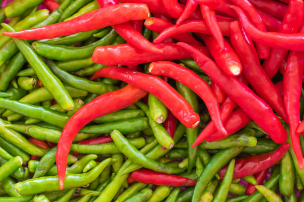 istock Image for use as background full of Thai red chili. 1299710818