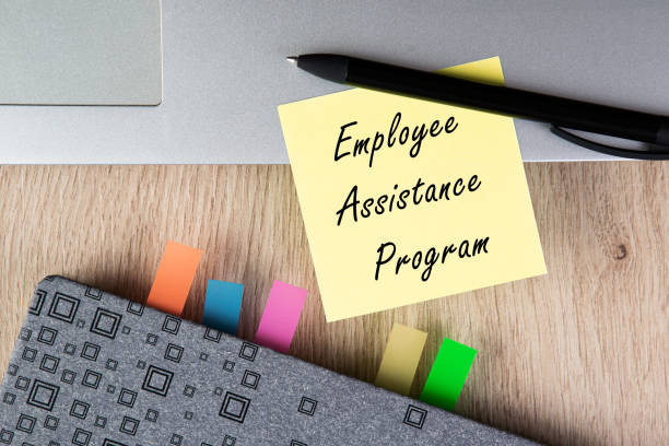 Employee Assistance Program business text on the yellow card
