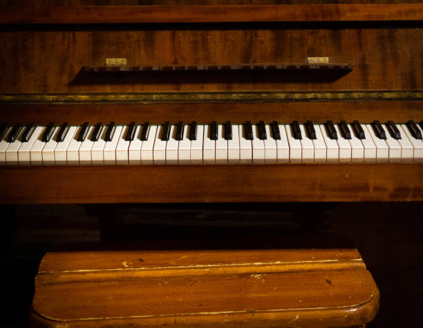 istock Retro piano for sale 1299717246
