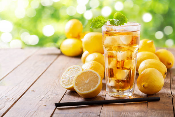 istock Lemon iced tea with fresh fruits 1299721914