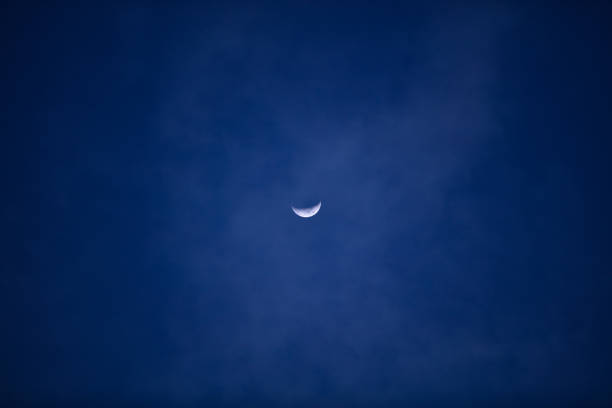 Half Moon photographed through a long focal lens.