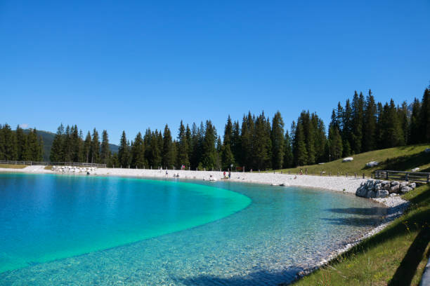 istock Lake Montagnoli in Trentino 1299726050