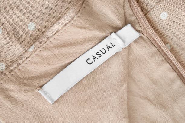 istock Clothing label says casual 1299728772