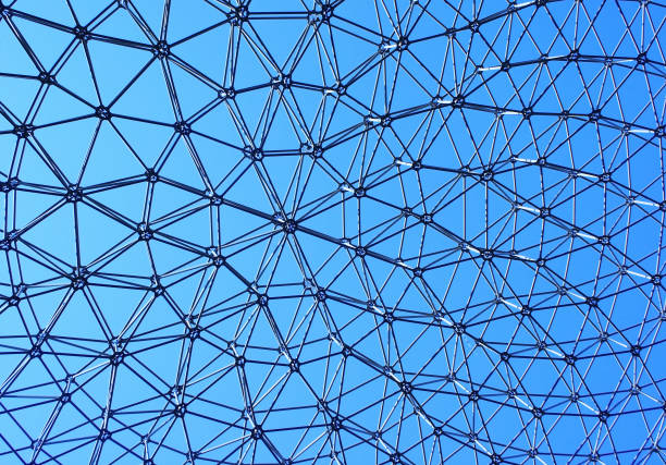 Building construction of metal steel framework