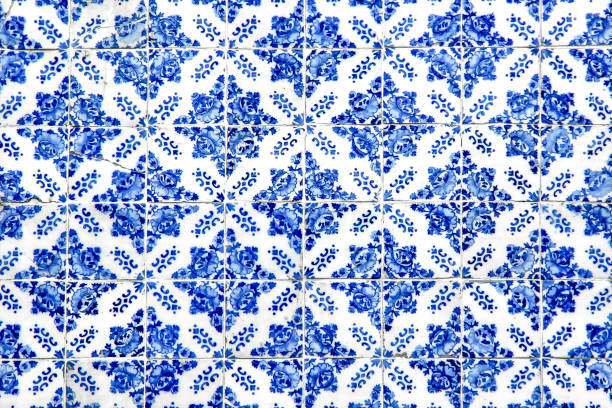 istock Portuguese Blue and white tiles 1299739703