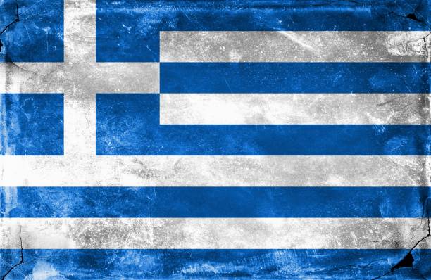 希臘國旗 - 希臘國旗 個照片及圖片檔