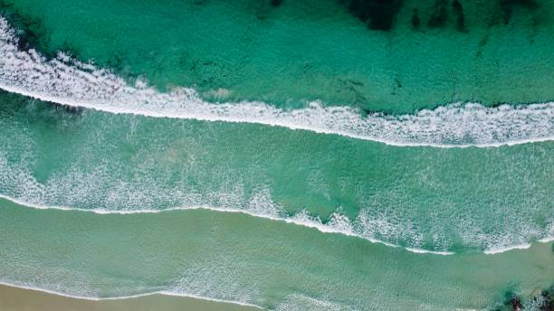 drone aerial sandy beach fishery bay DCIM""100MEDIA""DJI_0079.JPG tide photos stock pictures, royalty-free photos & images