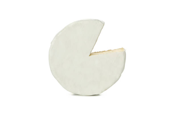 istock Delicious camembert cheese isolated on white background 1299747203