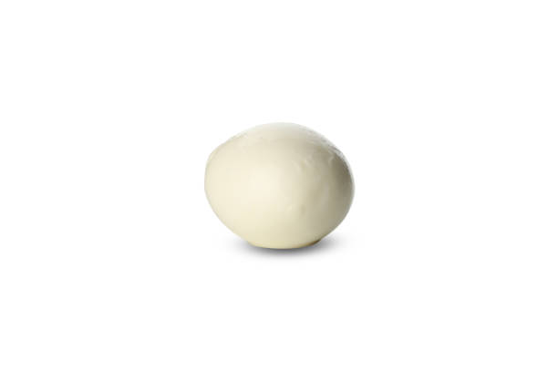 istock Delicious mozzarella cheese isolated on white background 1299747578