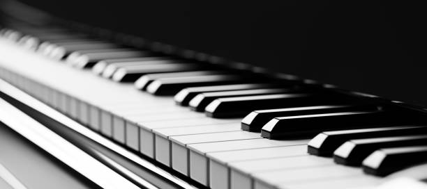 istock Classic grand piano keyboard 1299748959