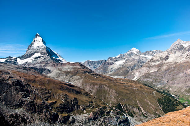 istock Matterhorn seen from the Swiss side. 1299756778