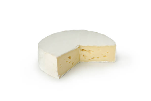 istock Delicious camembert cheese isolated on white background 1299760100