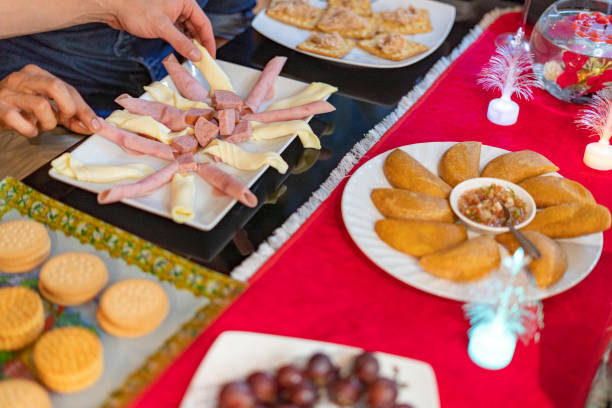 istock Christmas dinner typical of colombia 1299760135