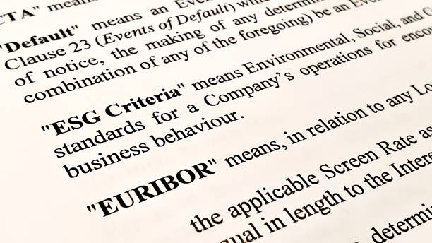 istock ESG Criteria definition in a contract 1299760823