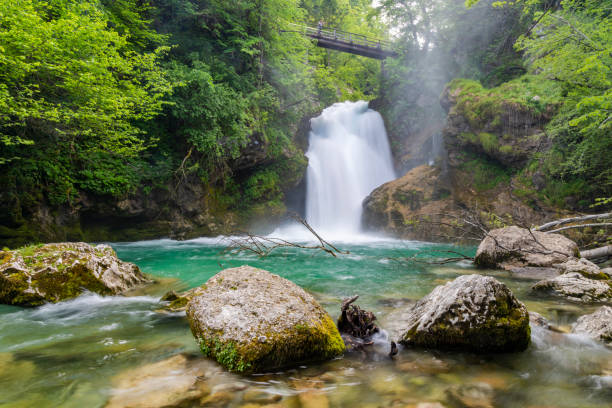 istock Sum waterfall in Triglav natural park, Slovenia 1299760853