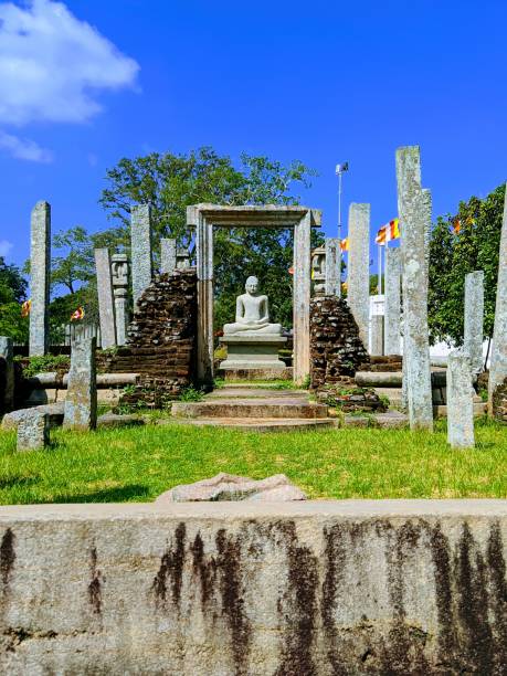 istock Sri lankan buddhist ruins at Anuradhapura 1299761655