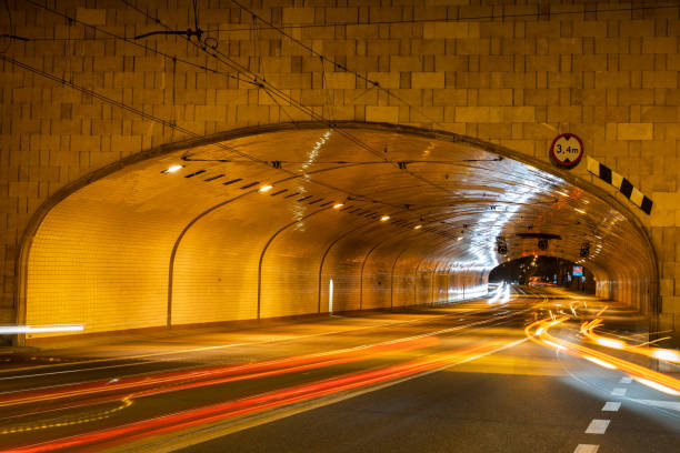 istock City Street Tunnel At Night 1299761843