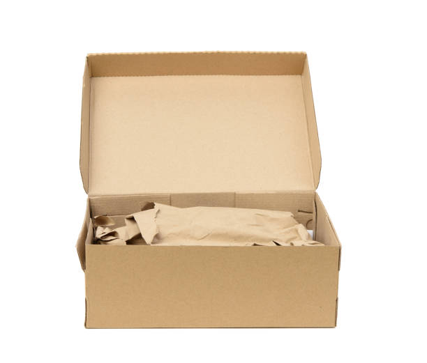istock open cardboard rectangular box made of corrugated brown paper isolated on a white background 1299762383