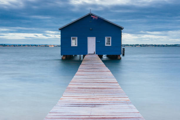 istock Crawley Edge Boatshed in Australia 1299764579