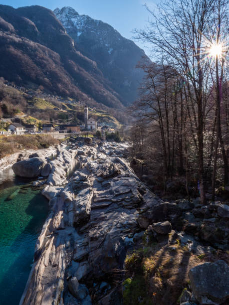 istock Verzasca valley in winter 1299764824