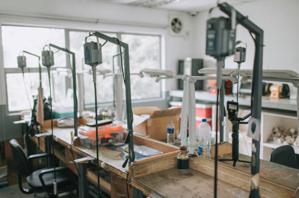 istock workshop studio in college for jewelry design art and craft course wooden table and work tool 1299765165