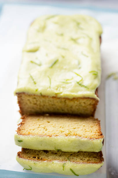 Avocado lime zesty loaf cake