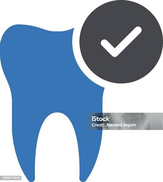 Teeth Check Vector Teeth Mark Stock Illustration - Download Image Now - Check Mark, Dental ...