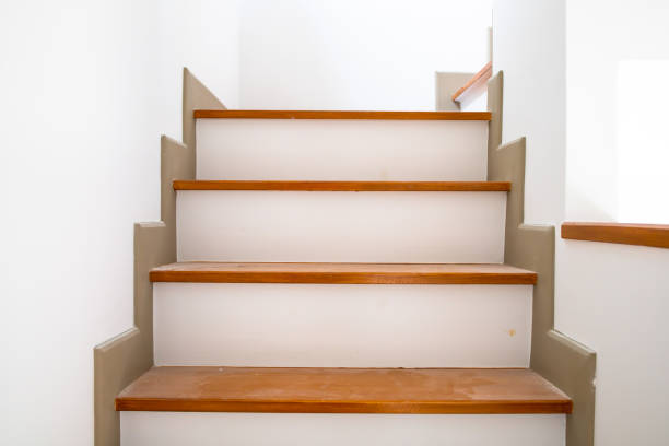 istock The wooden stairs 1299786122