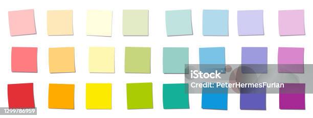 Post It Notes Stock Illustration - Download Image Now - Adhesive Note,  White Color, Vector - iStock