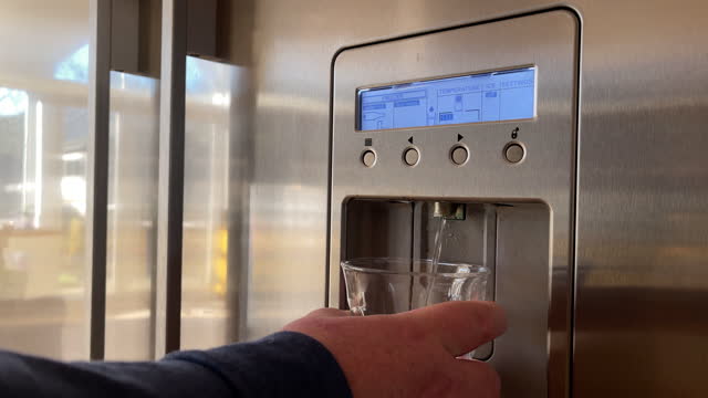Modern refrigerator water dispenser