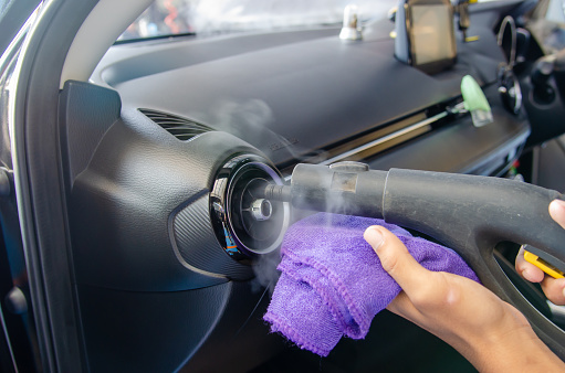 Steam Air Car - Clean the air of the car. Steam heat sterilization in air duct cleaning, disinfection of vehicles.Kill germs, viruses and bacteria with high heat.