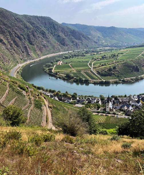 istock View over a bend of the river Moselle in Germany 1299793167