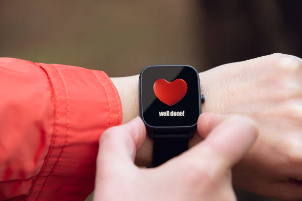 istock smart watch worn on the wrist seen up close 1299800169