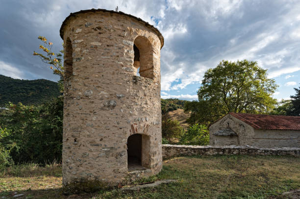 istock Old church in Greece 1299806454