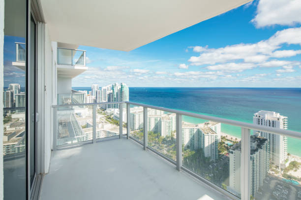 istock New architecture apartment balcony view direct ocean view 1299806819