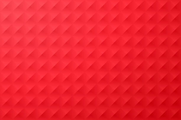 ilustrações de stock, clip art, desenhos animados e ícones de abstract red background - geometric texture - red backgrounds shadow pattern