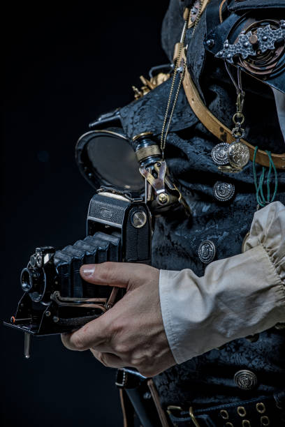 istock Close-up of Steampunk details 1299808582