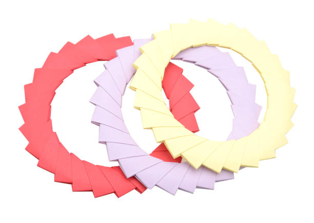 istock colorful origami ring circles isolated white 1299809411