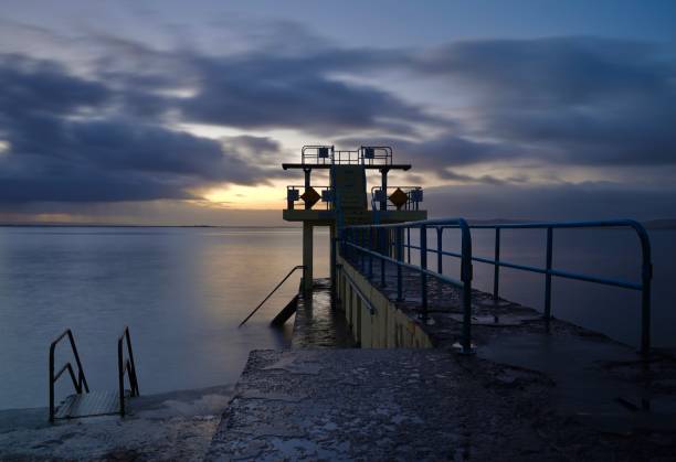 istock Blackrock diving tower at dawn in Salthill, Galway 1299811651